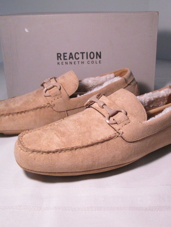 Kenneth Cole Reaction Dawson Bit Driver Loafers – Camel | Men’s Size 9 | NIB - Picture 7 of 12